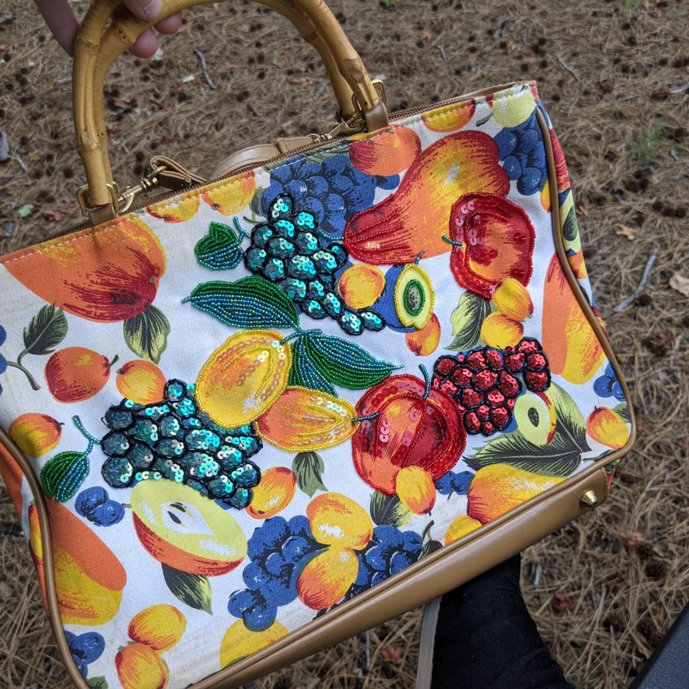 Fruit Patterned Purse